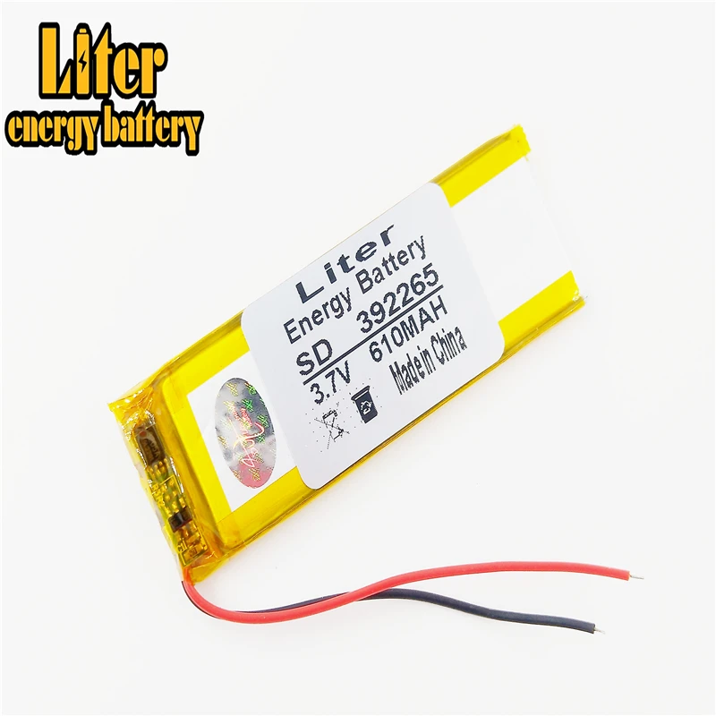 392265 3 7 V 610mah литий полимерная батарея с защитной платой для MP4 GSP PSP цифровые