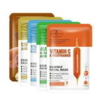 Маска для лица с экстрактом крови, апельсина, аргена, гиалуроновой кислоты, питание отбеливание осветляющая, увлажняющая, Упаковочная маска для лица, 5 шт.