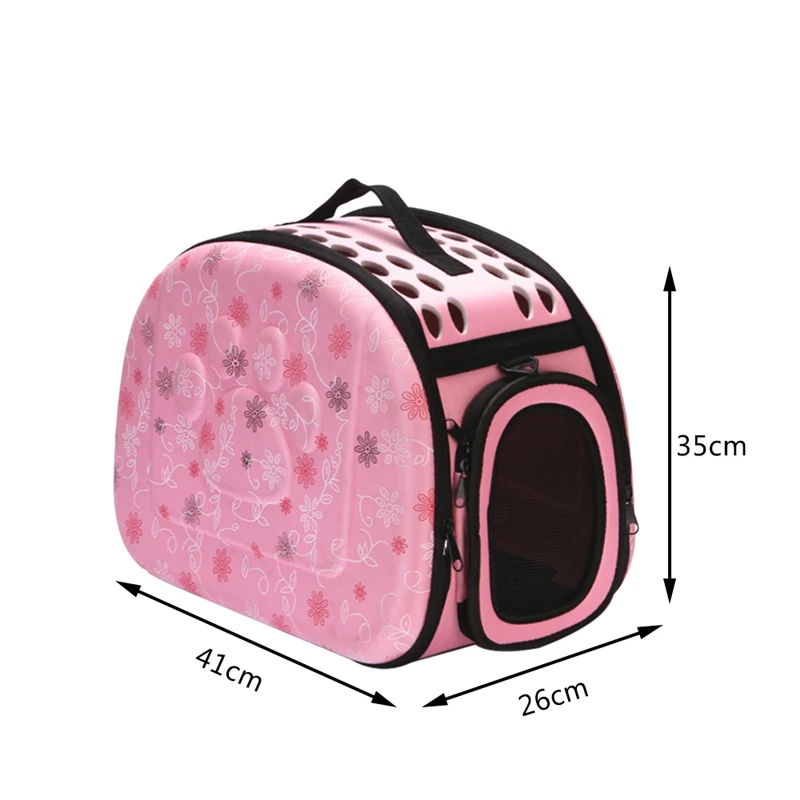 

Dog Carrier Bag Portable Cats Handbag Foldable Travel Pet Bag Puppy Carrying Mesh Shoulder Pet Bags S/M/L