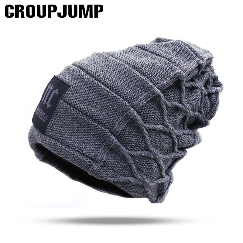 Стильные шапочки Skullies, зимняя мужская шапка, Толстая теплая зимняя мужская шапка, толстая шапка s Beanies, Зимняя мужская шапка toucas gorros