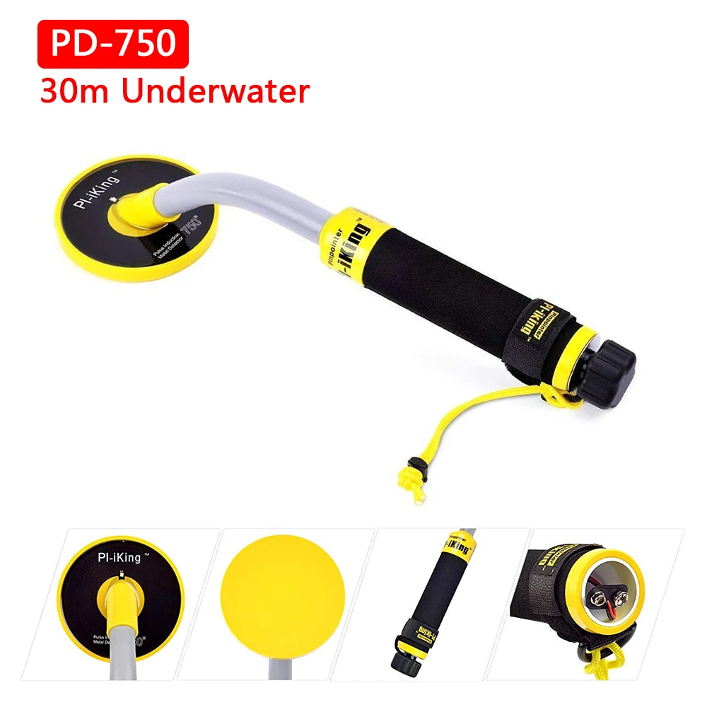 

HOT 30m Underwater Metal Detecto Induction Pinpointer Expand Detection Depth with LED Light when Detects Meta