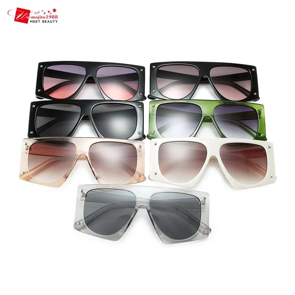 

Unisex Fashion New Ladies Square Sunglasses Women Goggle Shades Vintage Oversized Sun Glasses for Female Men Gafas De Sol