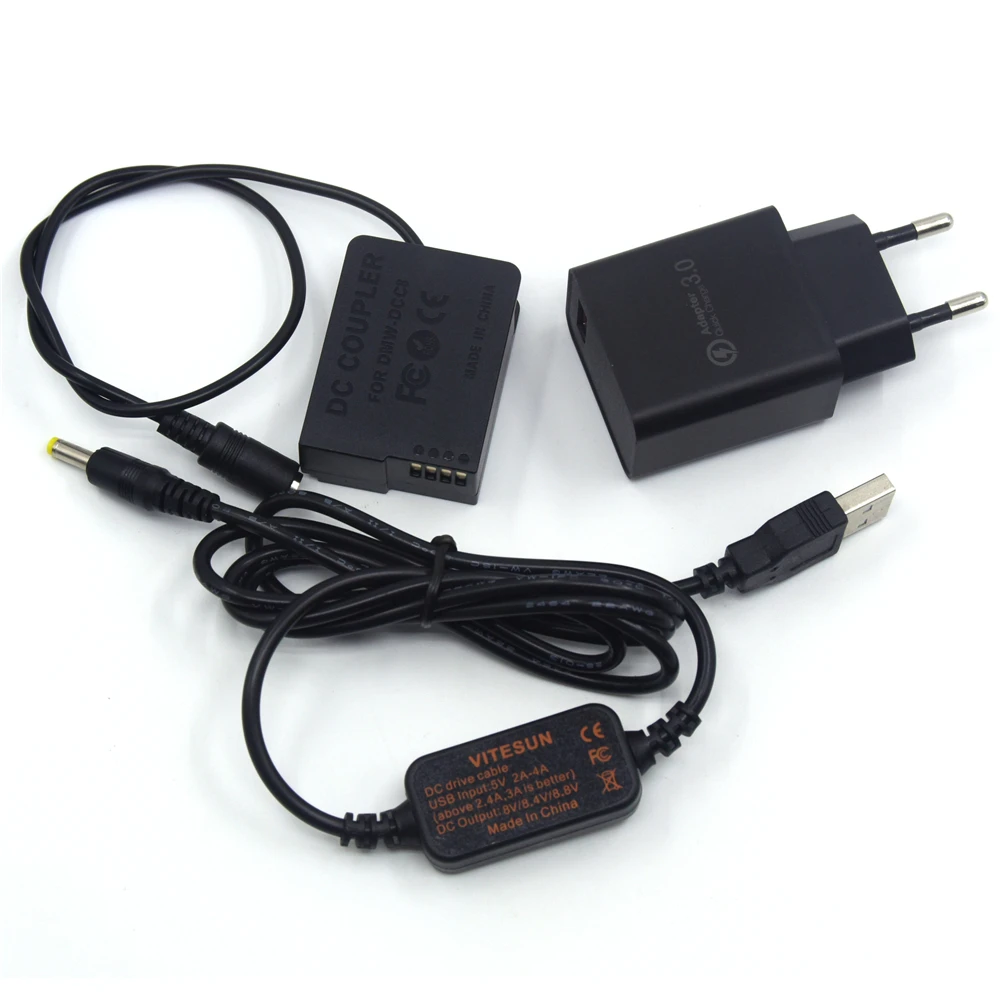USB кабель для зарядного устройства DE A79 BLC12 BLC12E поддельная батарея Lumix DMW DCC8 FZ2000 FZ300
