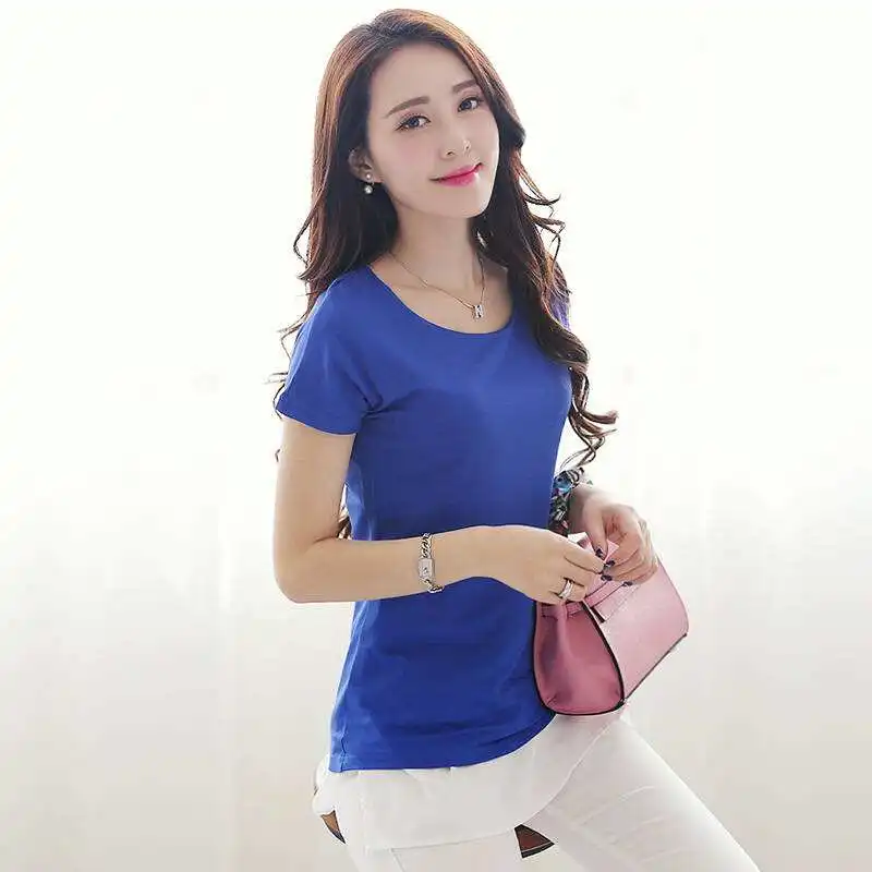 

2020 red Women Short Sleeve Shirt Top Garment