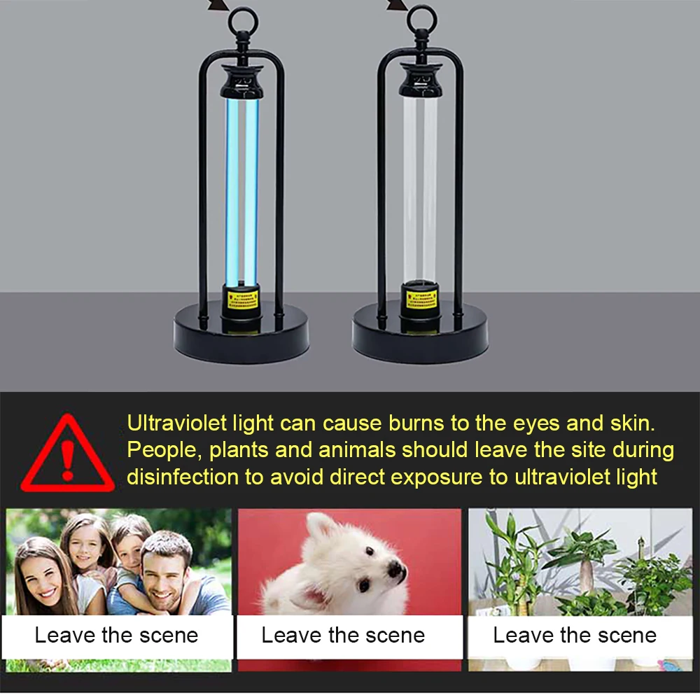 Vingtank New Ultraviolet Disinfection Lamp 38W Portable Household UV Sterilization Desktop Mobile Removal | Автомобили и