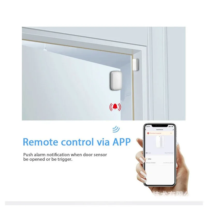 

Tuya ZigBee Wireless Door Intelligent Linkage Door Sensor New Smart Window Door Gate Sensor Detector Smart Home Security Alarm