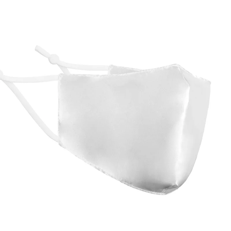 

Adult Solid Color Face Mouth Cover Masks Silk Fabric Cotton Soft Comfortable Facemask Masquerade mascarillas