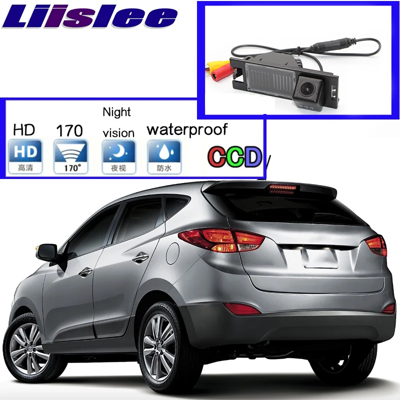 Автомобильная камера заднего вида для Hyundai ix35 / Tucson 2009 ~ 2016 водонепроницаемая PAL NTSC