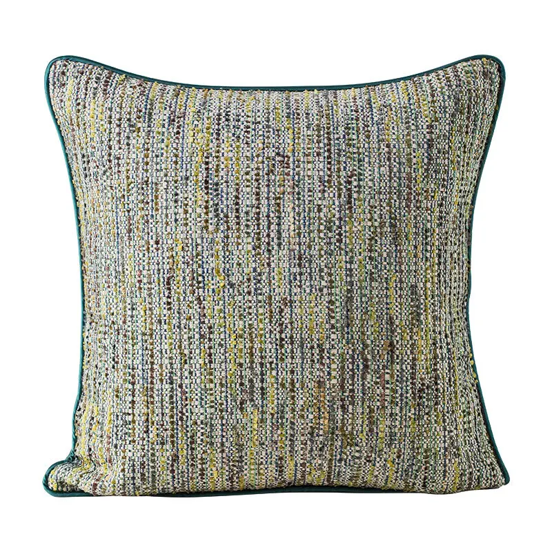 

Чехол для подушки в современном американском стиле, чехол для диванной подушки, чехол для подушки зеленого цвета с простым геометрическим рисунком в полоску, постельное белье для дивана, стула