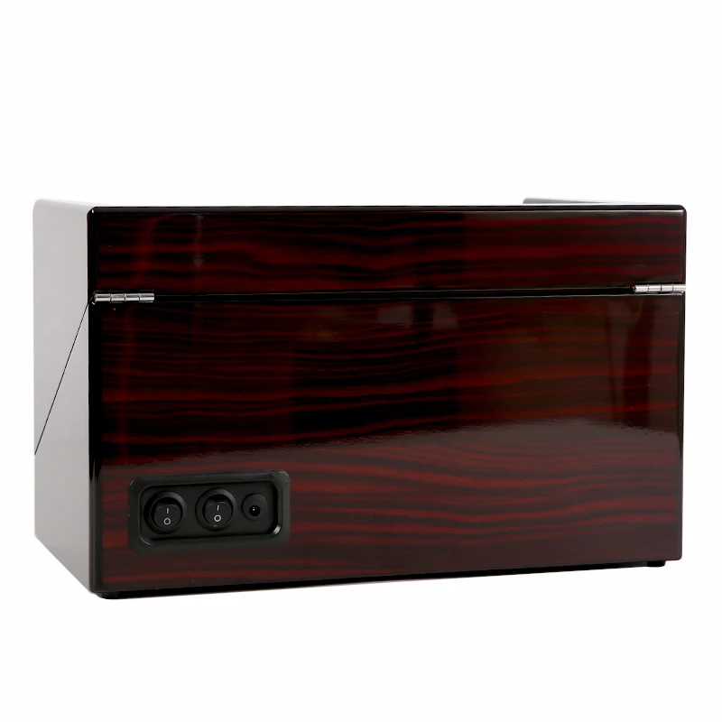 Wood Watch Winder Box 4+0 Automatic Watches Storage Jewelry Holder Display Piano Wooden Ultra Quiet Motor Shaker | Наручные часы