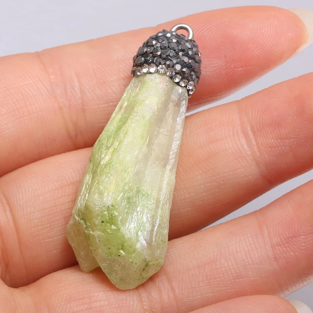 Натуральный кристаллический кулон Infinity 14 материалы для изготовления ювелирных