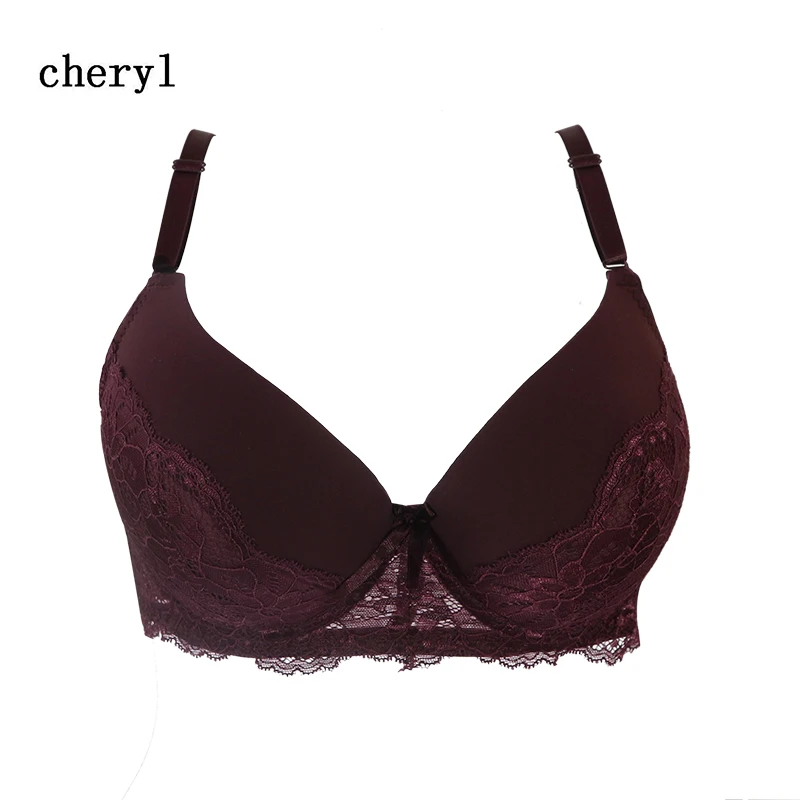 Женский кружевной бюстгальтер сексуальный полный охват удобный с открытой