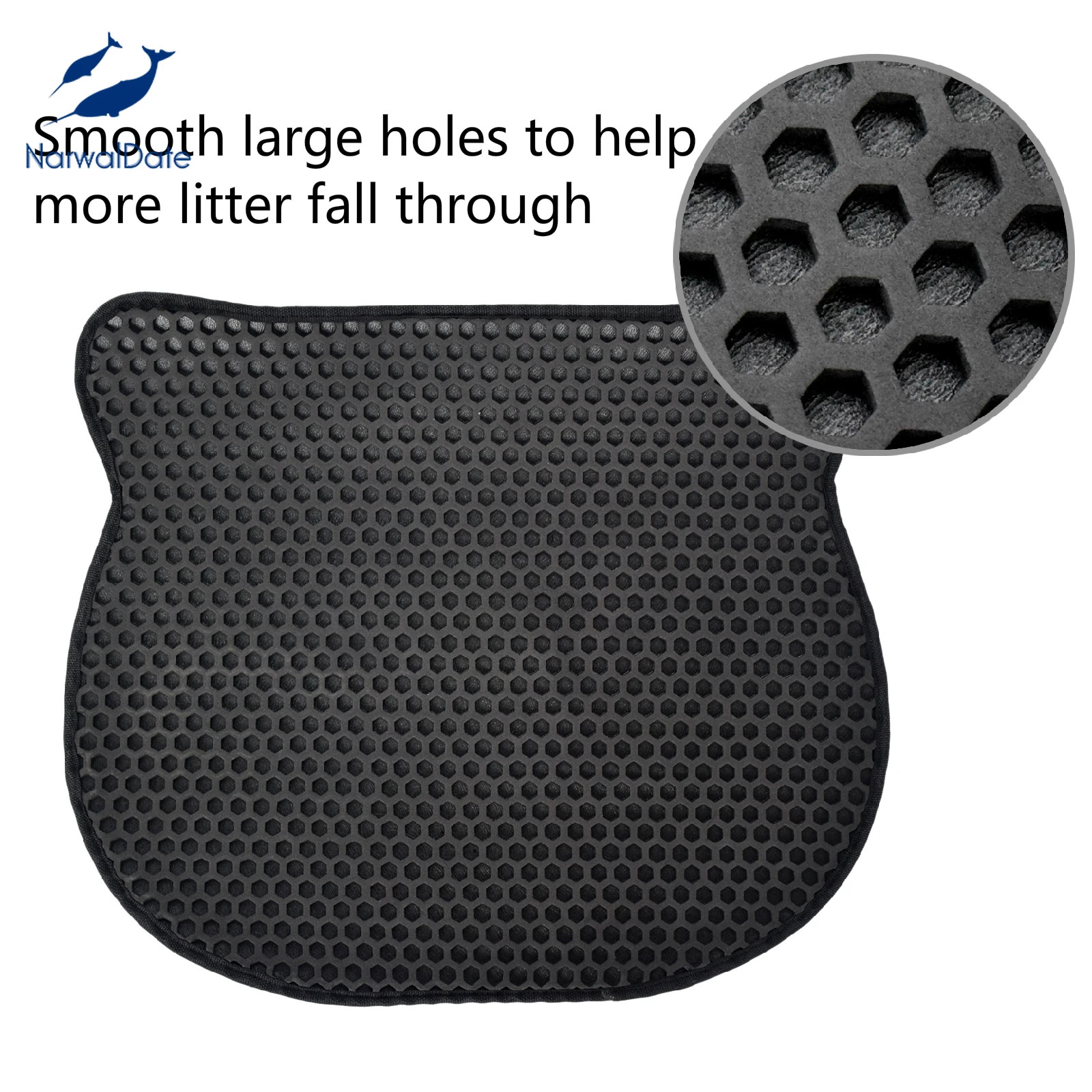 Водостойкий коврик для кошачьих туалетов экологичный домашний котят с