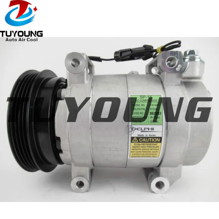 Auto SP15 Car Air Conditioner Compressor For LANDINI Tractor Truck 015264 072592 6508922M91 741489