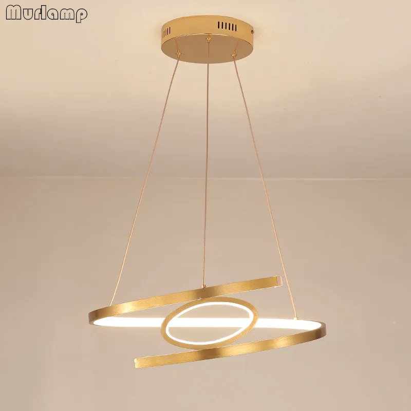 Современные золотые Креативные люстры для спальни гостиной Детские