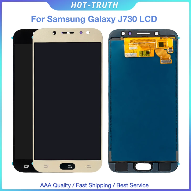 10 шт./лот для samsung Galaxy J7 Pro J730 SM-J730F J730FM/DS J730F/DS J730GM/DS ЖК-дисплей с сенсорным экраном дигитайзер в сборе