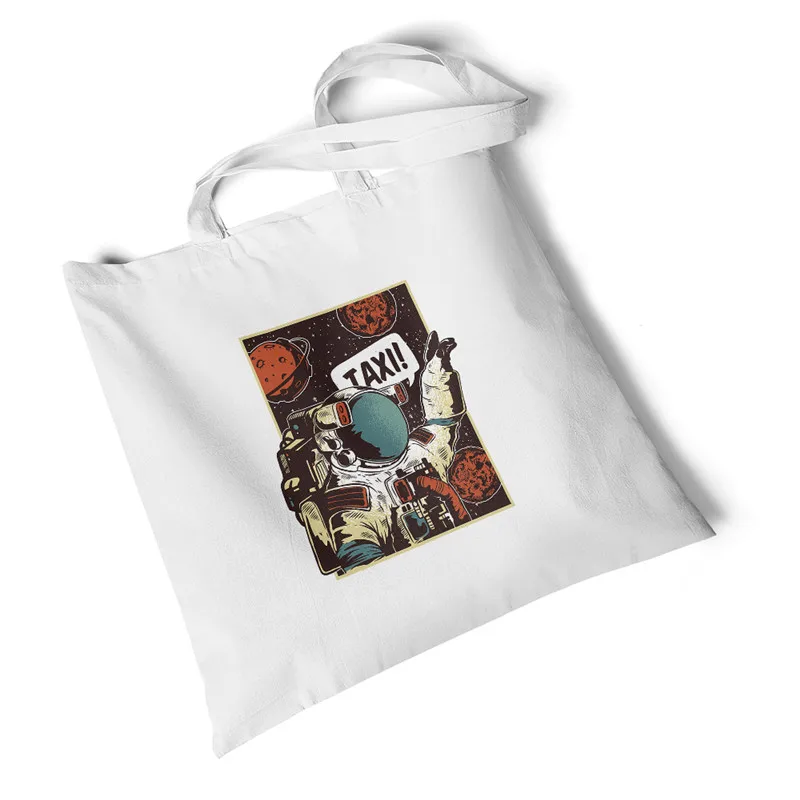 Забавные цитаты печати холщевая сумка на плечо сумки путешествия складная