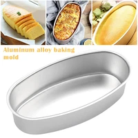 oval shape cake pan non stick aluminum alloy cheese cake mold breads loaf pans bakeware for home kitchen bakery re