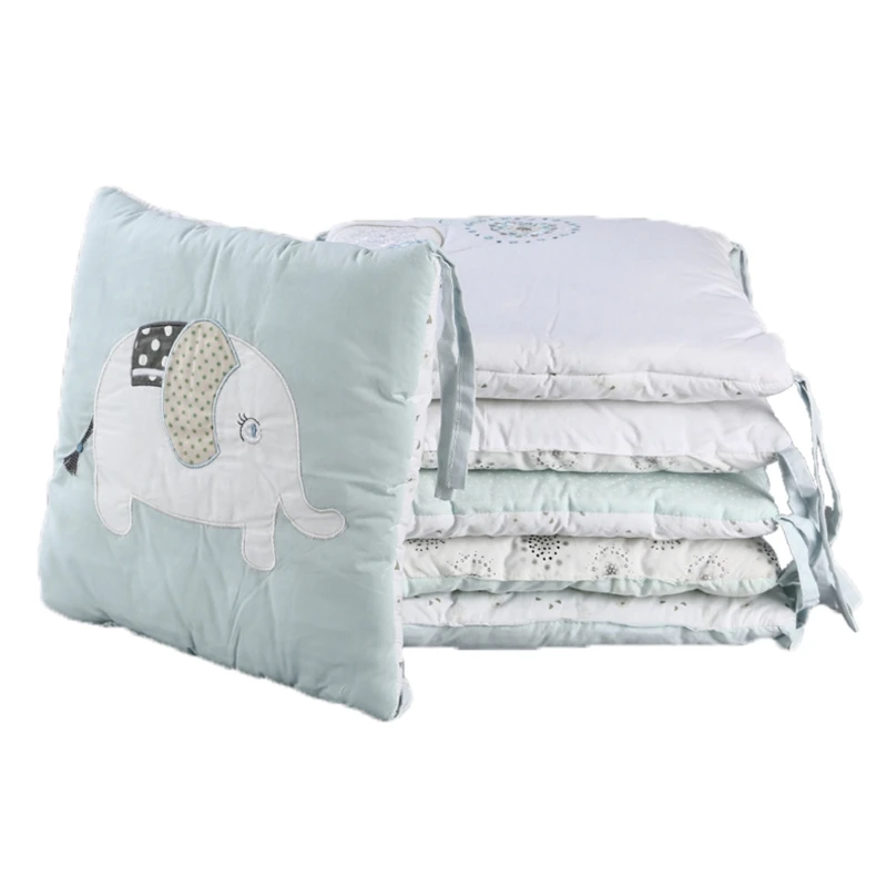 

6Pcs Baby Bed Bumper Crib Protection Infant Cot Cradle Guard Room Decoration