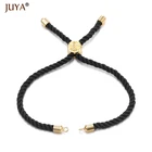 Оптовая продажа, регулируемые черные и красные цепочки из бисера, 4 шт., для изготовления ювелирных изделий, для самостоятельного изготовления мужских и женских браслетов, детали