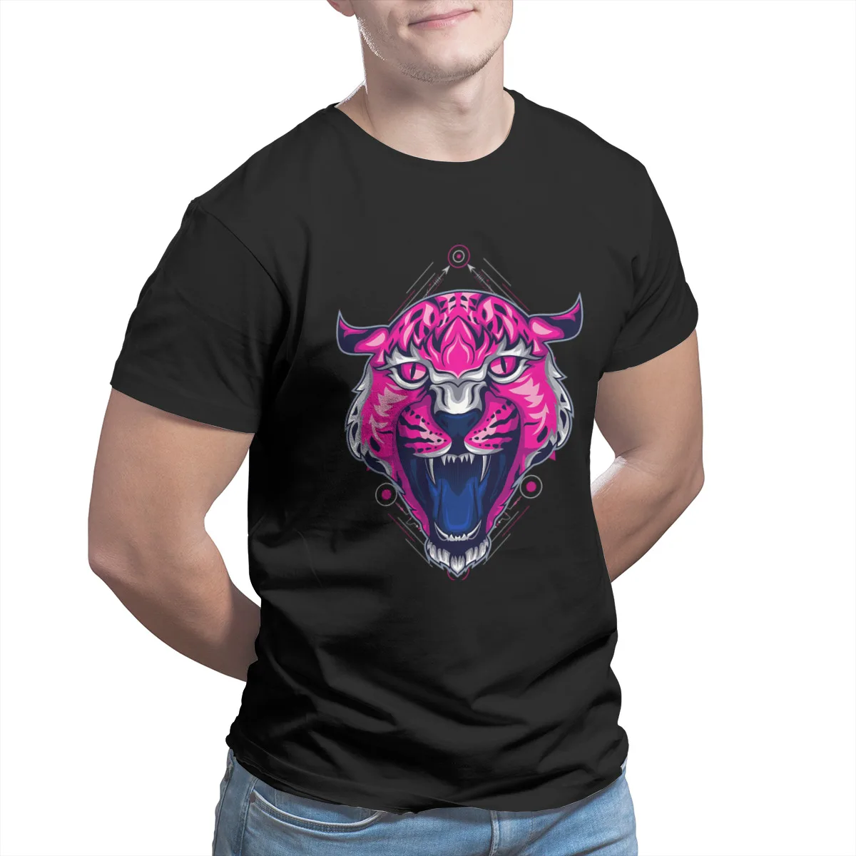 

cheetah design Custom Fashion Kawaii Cosplay Retro T-shirt 29107