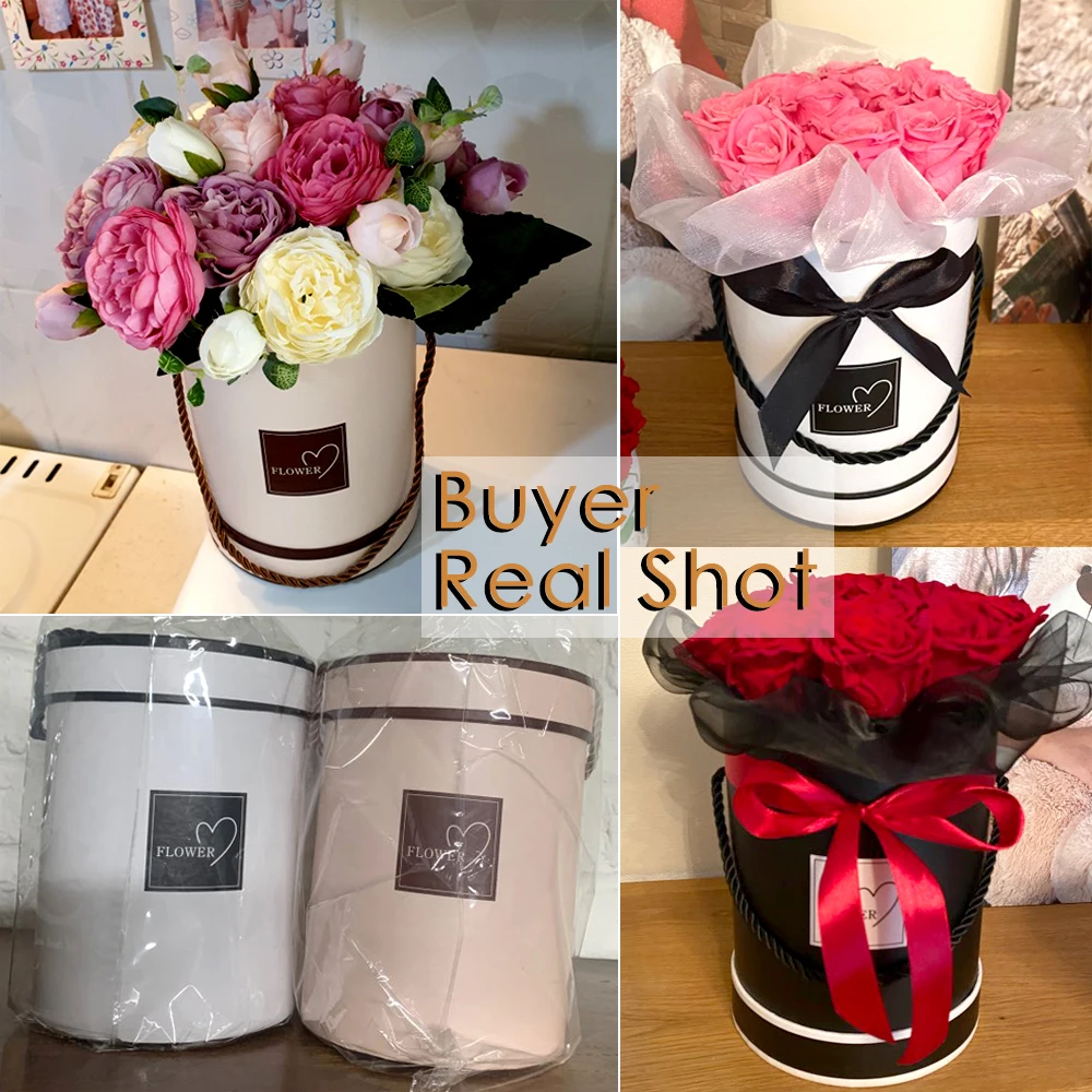 Букет цветов коробка упаковка искусственная Цветочная композиция стенд ваза