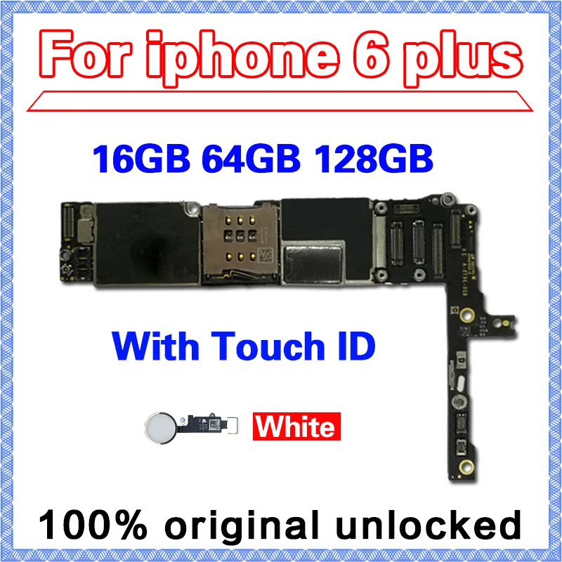 16 Гб 64 128 ГБ оригинальная материнская плата для iPhone 6 plus разблокированная