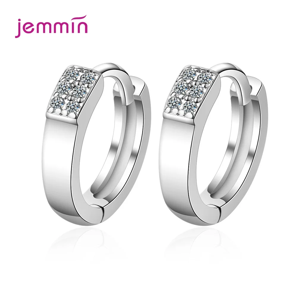 New Arrival Fashion Jewelry Cubic Zirconia Statement Earrings For Women Girl 925 Sterling Silver Earring Components Clasp | Украшения и