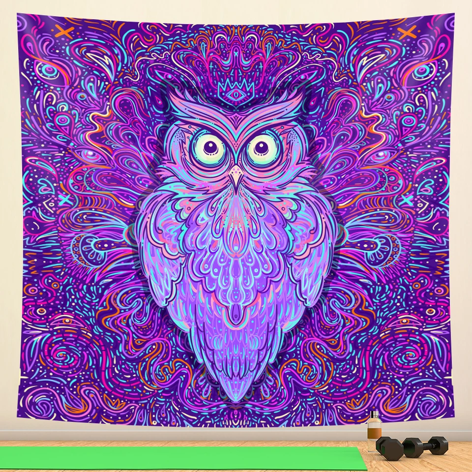 Психоделические сцены завод МАНДАЛА ГОБЕЛЕН гобелен для домашнего декора