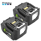 Перезаряжаемый литий-ионный аккумулятор 14,4 в 5000 мАч для электроинструментов Makita 14 в, батареи 1415 Ач BL1460 BL1430 194066-1