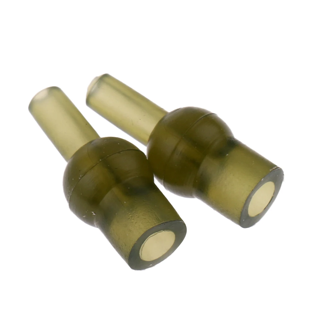 20pcs Tulip Beads Quick Change Rubber Cap Knot Protector for Carp Fishing | Спорт и развлечения