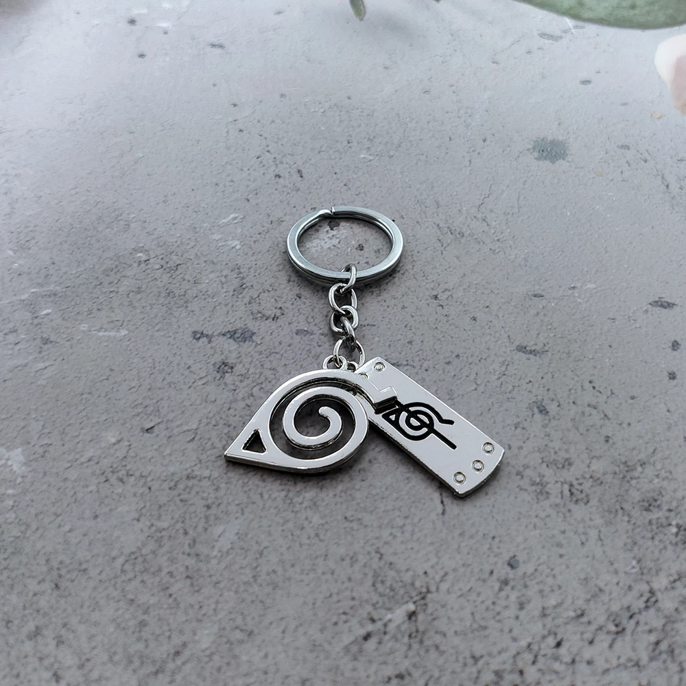 Konoha ниндзя брелок для автомобильных ключей Сумки 2021 аниме безделушки Narutos