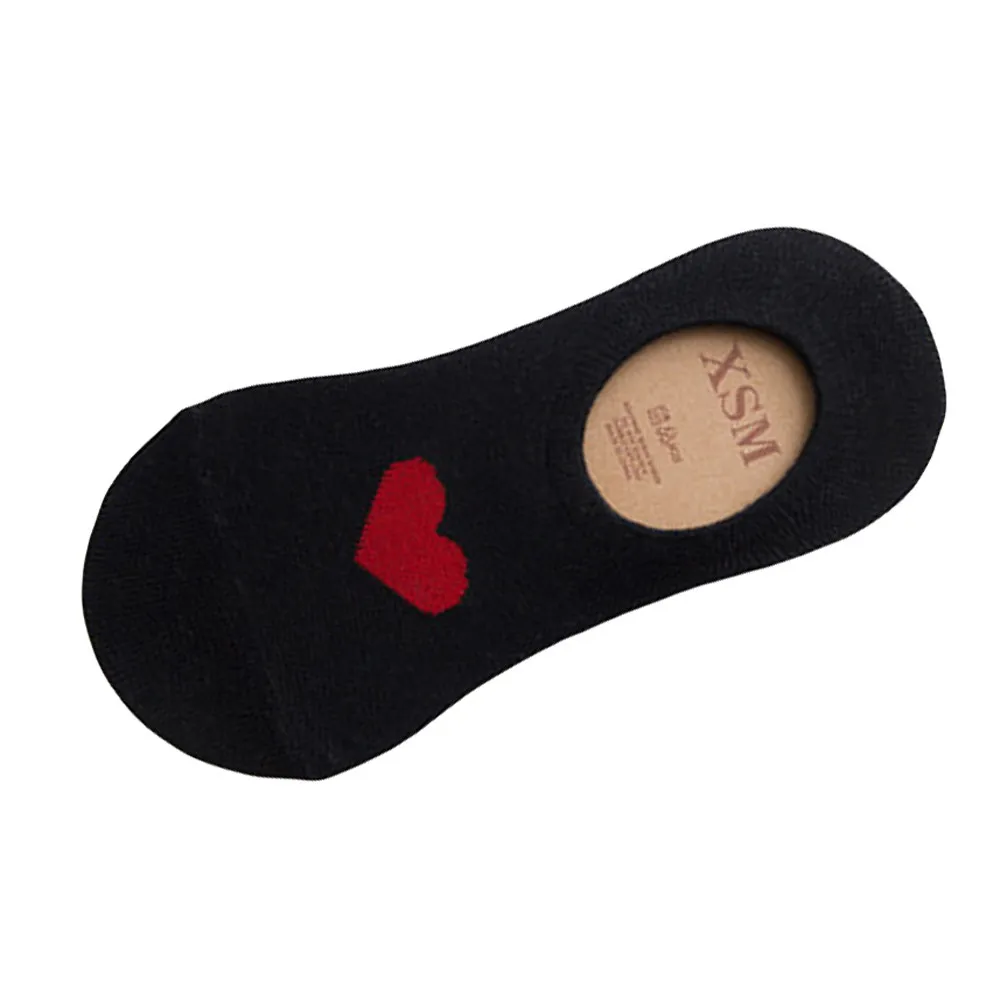 

Sunfree Casual Lady Soft Cotton Beautiful Heart-Shaped Socks Fashion Femme Elastic Breathable Skateboard Sox Hot Sale Y724