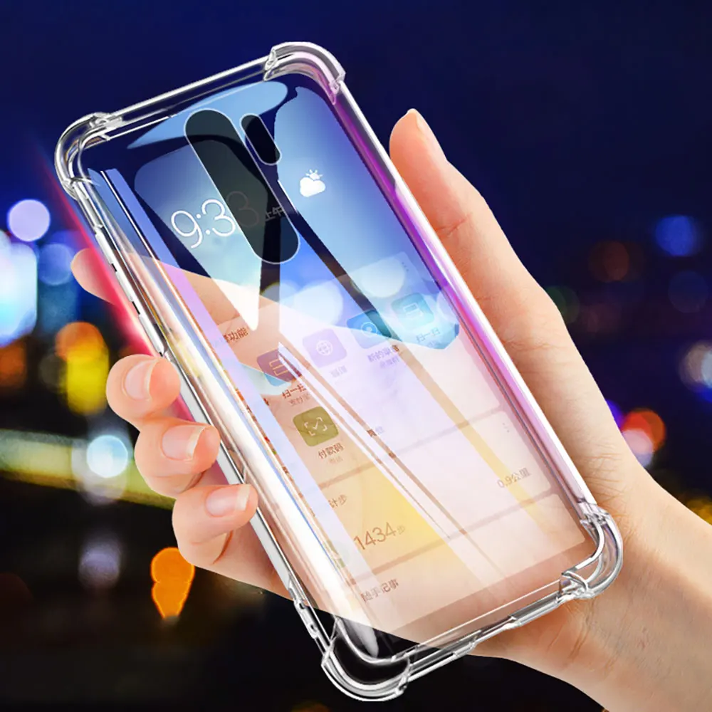 Прозрачный мягкий ударопрочный чехол KISSCASE из ТПУ для Xiaomi MI 9T 9SE CC9 CC9E