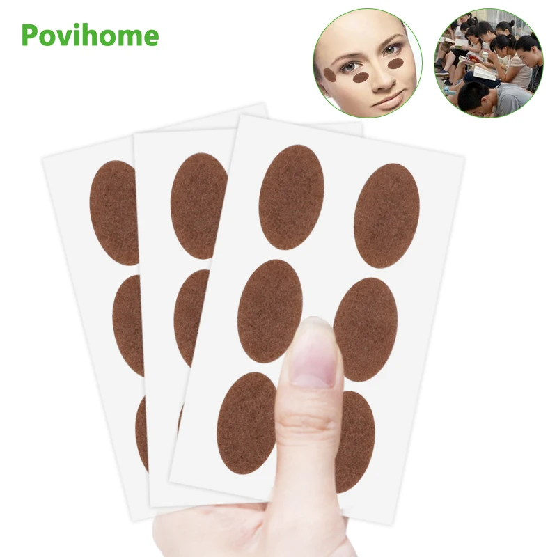 

6Pcs Oval Relieving Eye Sticker Fatigue Eye Patch Soothing Eyes Vision Plasters Skin Friendly Eye Mask