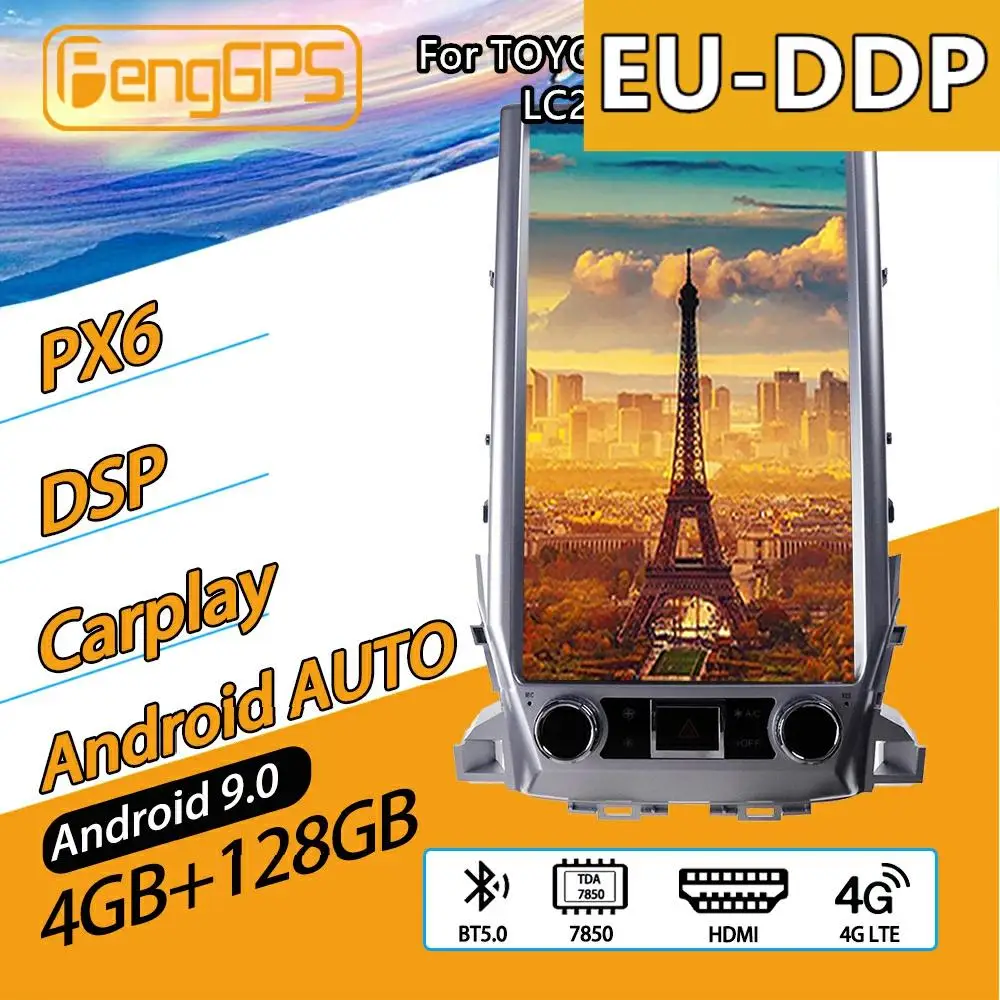 

16 inches For TOYOTA LAND CRUISER 200 LC200 2016 - 2020 Android Car Radio Tesla Stereo Autoradio multimedia Player GPS Navi unit