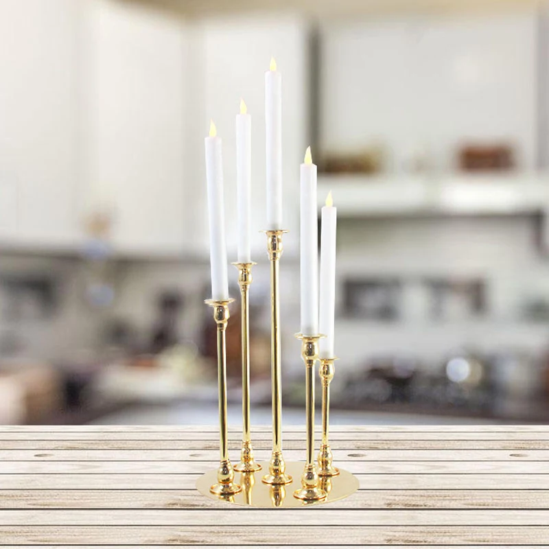 PEANDIM 5 голов/руки металлические подсвечники свадебный стол центральный стенд