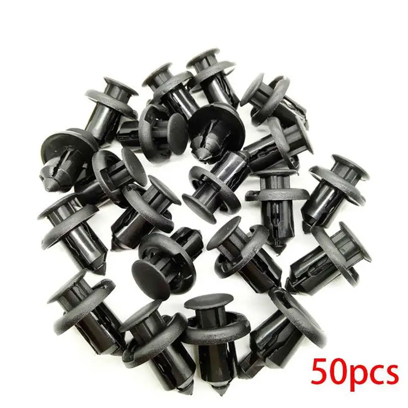 

50Pcs Car Clips Fastener for Honda Civic Accord CRV for Automotive Car Bumper Fender Tapping Screws Fixed 10mm