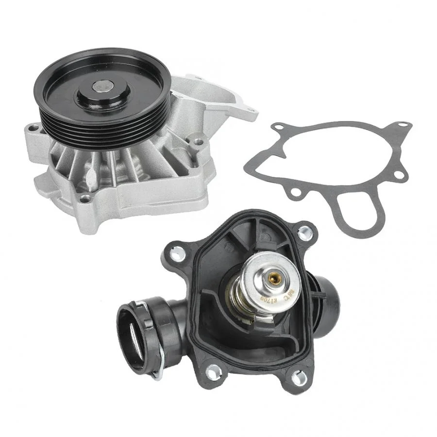 

Engine Thermostat + Water Pump 11517805810 7787113 Fits for BMW 3/5/6//X3/X5/X6 Series Automobiles accessories