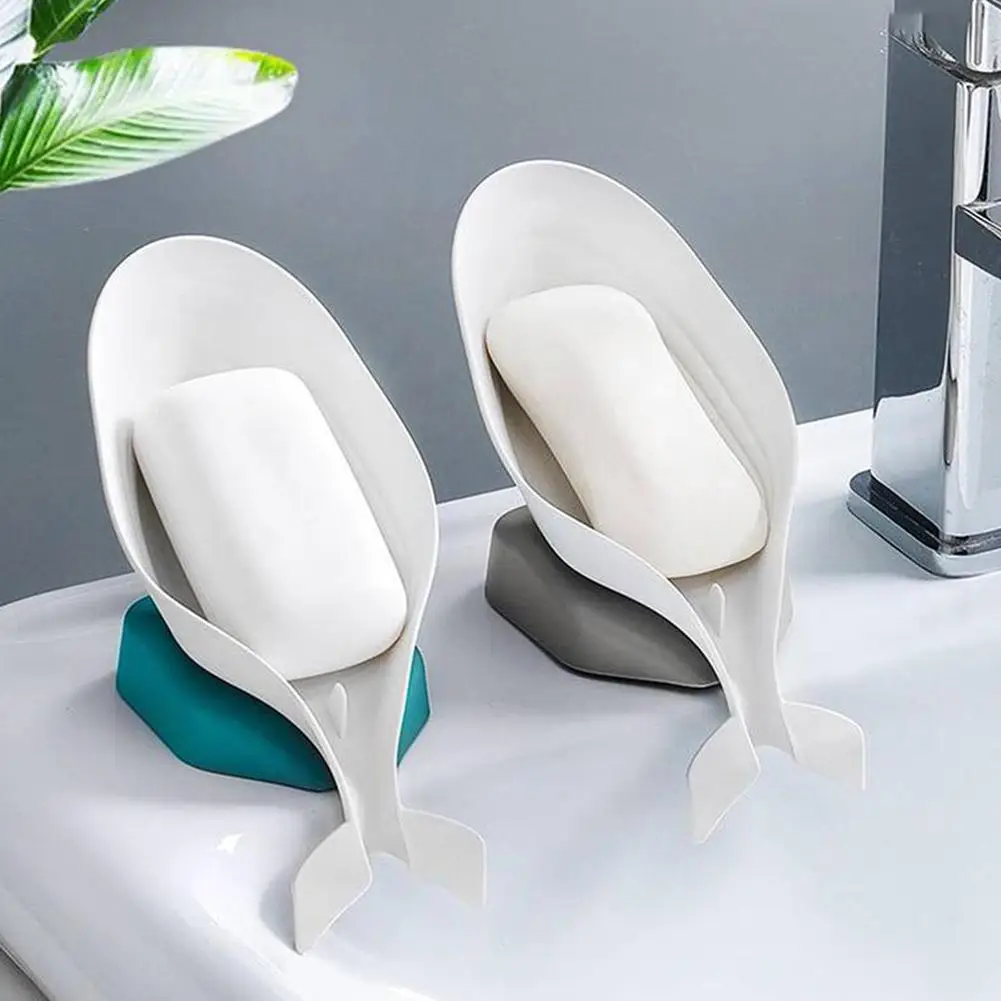

Dolphin Shape Soap Box Bathroom Soap Holder Dish Storage Bathroom Bathroom Case Bathroom Tray Gadgets Soap Holder Plate Sup X9F8