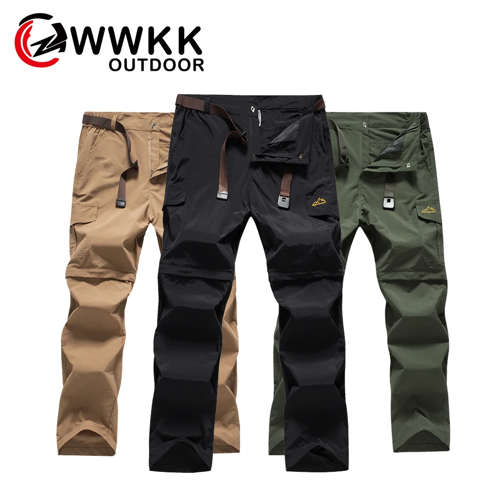 

Men Hiking Pants Summer Hiking Trekking Fishing Camping Climb Running Trousers Plus Size Oversized Waterproof Outdoor Pants