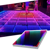 rgb led dance floor wedding club 3d interactive dance floor light infinity mirror dance floor