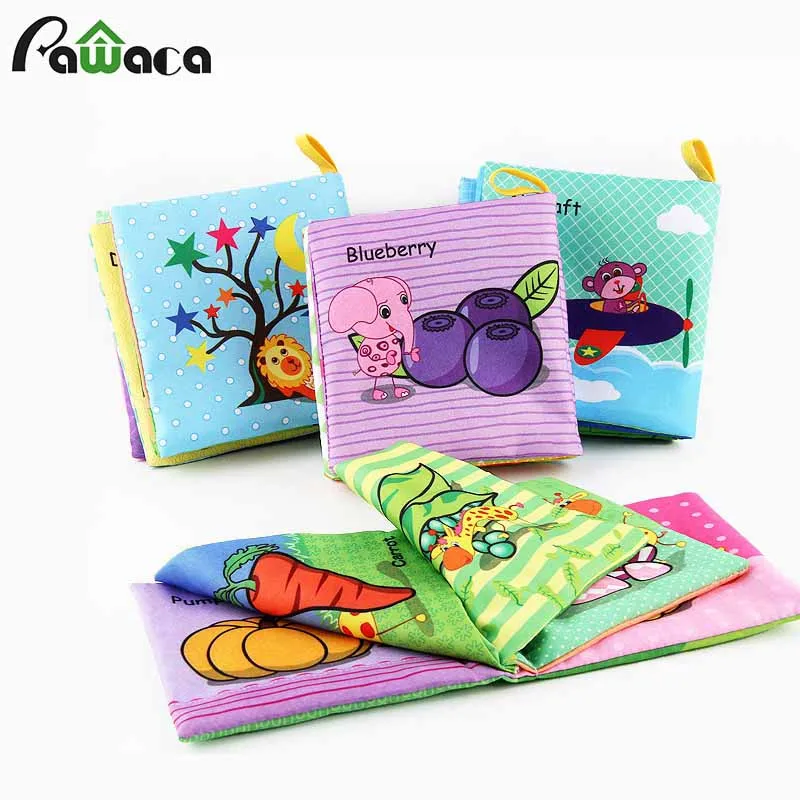 Детская тканевая книга игрушка для раннего обучения детский английский