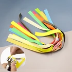 36 шт. Рогатка мощная высокоэластичная плоская резиновая лента толстые 0,5-1,2 мм 11 цветов аксессуары для улицы
