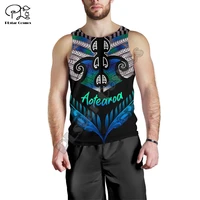 plstar cosmos newzealand flag country maori aotearoa tribe 3dprint menwomen summer sleeveless streetwear casual tanktop vest a3