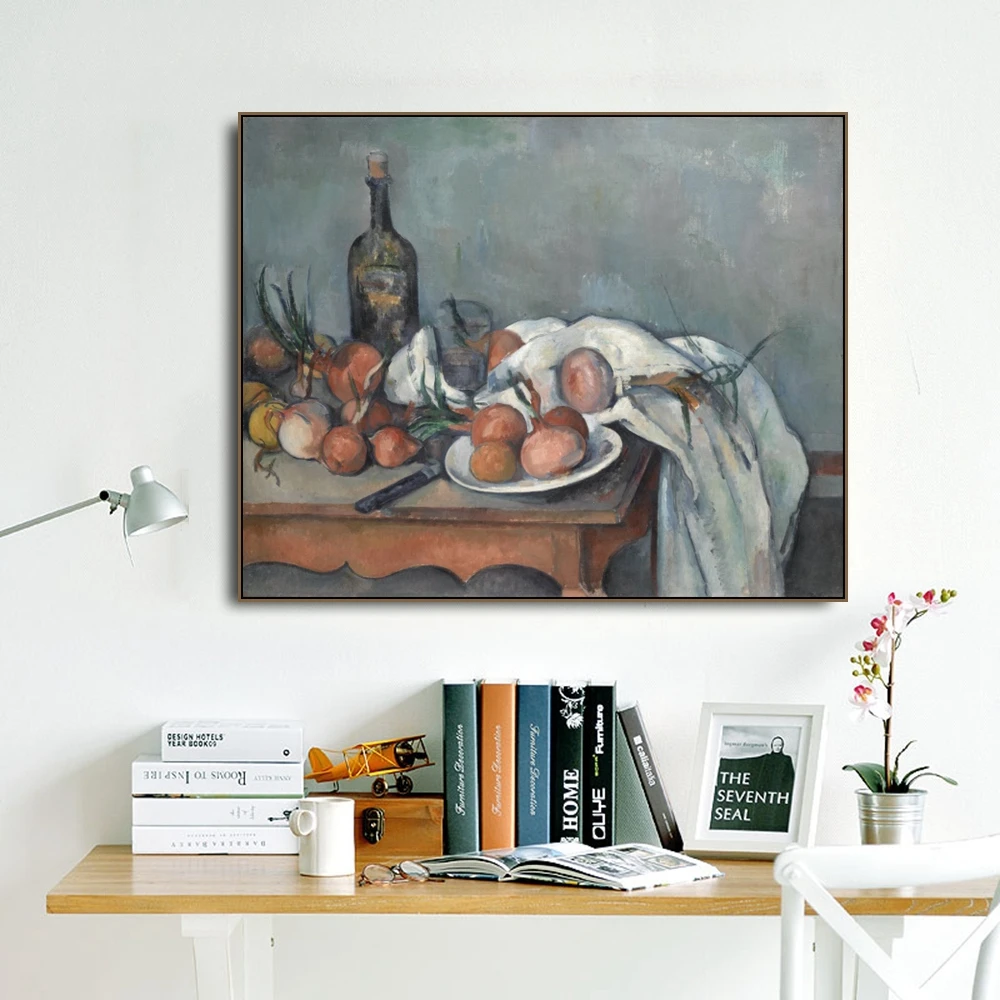 Натюрморт с луком от Cezann Картина на холсте фотография для гостиной спальни