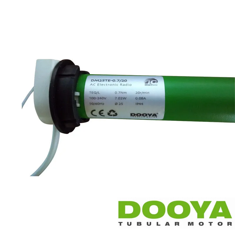 Оригинальный трубчатый двигатель DOOYA DM25TE 100-240 В с установочными кронштейнами