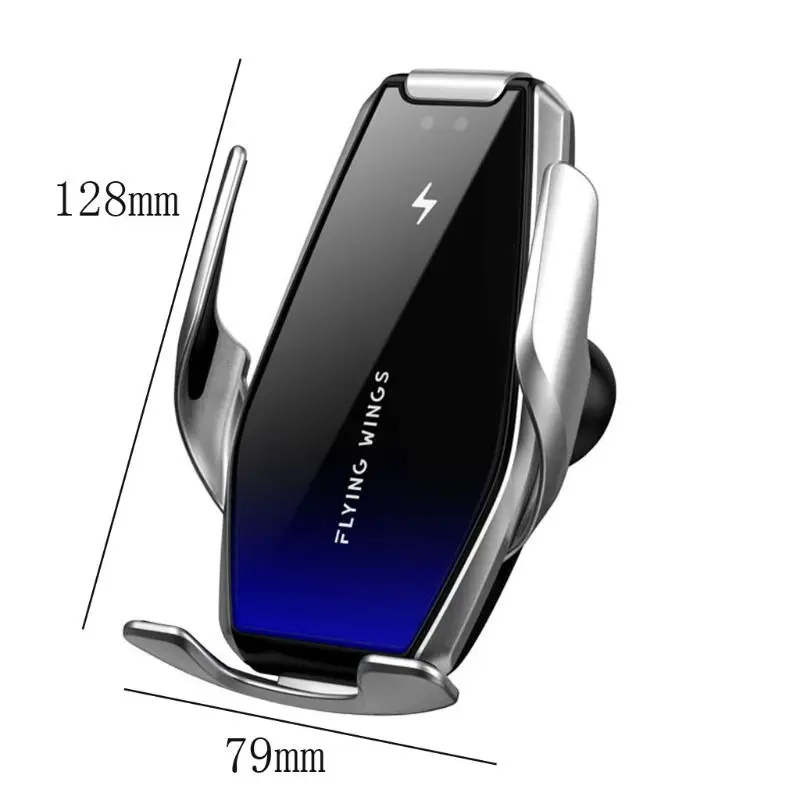 

15W Car IR Automatic Qi Wireless Charger Phone Holder Mount for 4-6.5" Cellphone