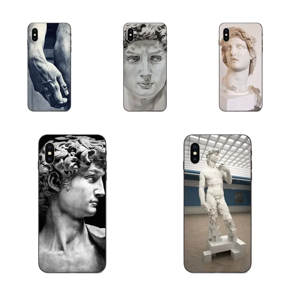 Статуя Michelangelo David для Galaxy A10S A20S A2 Core A30S A40S A50S A70S A90 5G M10 M30S M40 Примечание 10 Plus Мягкий с