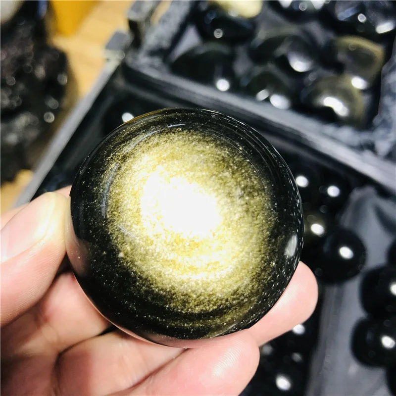 

Редкий Натуральный Кот обсидиановый глаз кварцевый хрустальный шар рейки Восстанавливающий домашний интерьер